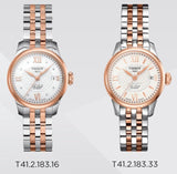 Tissot Le Locle Automatic Small Lady Silver Dial Two Tone Steel Strap Watch For Women - T41.2.183.33 Authentic Buy Shop Now