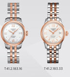 Tissot Le Locle Automatic Lady Silver Dial Two Tone Steel Strap Watch For Women - T41.2.183.16 Authentic Buy Shop Now