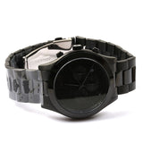 Michael Kors Slim Runway Chronograph Black Dial Black Steel Strap Watch For Men - MK8919 Authentic Buy Shop Now