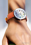 Breitling Superocean Heritage '57 Pastel Paradise White Dial Orange Leather Watch for Women - A10340A11A1X1 Authentic Buy Shop Now