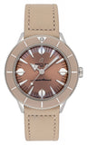 Breitling Superocean Heritage '57 Brown Dial Beige Leather Strap Watch for Women - A10340A41A1X1 Authentic Buy Shop Now