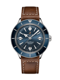 Breitling Superocean Heritage '57 Blue Dial Brown Leather Strap Watch for Men - A10370161C1X1 Authentic Buy Shop Now