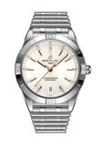 Breitling Chronomat Automatic 36 White Dial Silver Steel Strap Watch for Women - A10380101A2A1 Authentic Buy Shop Now