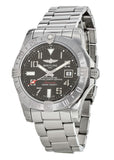 Breitling Avenger II Seawolf 45mm Grey Dial Silver Steel Strap Mens Watch - A1733110/F563 Authentic Buy Shop Now