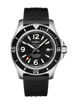 Breitling Superocean II 44mm Black Dial Black Rubber Strap Watch for Men - A17367D71B1S2 Authentic Buy Shop Now