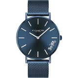 Coach Perry Blue Dial Blue Mesh Bracelet Watch for Women - 14503485 Authentic Buy Shop Now