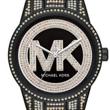 Michael Kors Ritz Crystals Black Dial Two Tone Steel Strap Watch for Women - MK6733 Authentic Buy Shop Now