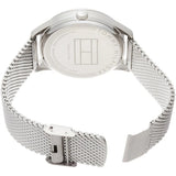 Tommy Hilfiger Damon Quartz Chronograph Black Dial Silver Mesh Bracelet Watch for Men - 1791415 Authentic Buy Shop Now
