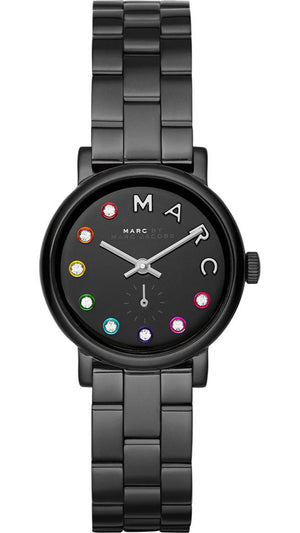 Marc Jacobs Baker Black Dial Black Steel Strap Watch for Women - MBM3425 Authentic Buy Shop Now