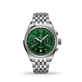 Breitling Premier B01 Chronograph 42 Green Dial Silver Steel Strap Watch for Men - AB0145371L1A1 Authentic Buy Shop Now