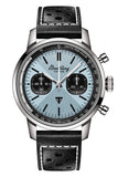 Breitling Top Time B01 Triumph Blue Dial Black Leather Strap Watch for Men - AB01764A1C1X1 Authentic Buy Shop Now