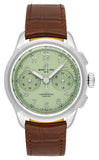 Breitling Premier B09 Chronograph 40 Green Dial Brown Leather Strap Watch for Men - AB0930D31L1P1 Authentic Buy Shop Now