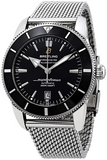 Breitling Superocean Heritage B20 Automatic 46 Black Dial Silver Mesh Bracelet Watch for Men - AB2020121B1A1 Authentic Buy Shop Now