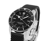 Breitling Superocean Heritage B20 Automatic 44 Black Dial Black Mesh Bracelet Watch for Men - AB2030121B1S1 Authentic Buy Shop Now