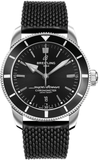 Breitling Superocean Heritage B20 Automatic 44 Black Dial Black Mesh Bracelet Watch for Men - AB2030121B1S1 Authentic Buy Shop Now