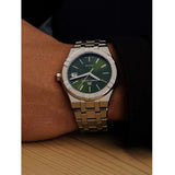 Maurice Lacroix Aikon Automatic Green Dial Silver Steel Strap Watch for Men - AI1807-SS002-630-1 Authentic Buy Shop Now