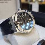 Maurice Lacroix Aikon Automatic Black Dial Black Rubber Strap Watch For Men - AI6008-SS000-330-2 Authentic Buy Shop Now