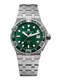 Maurice Lacroix Aikon Venturer Green Dial Silver Steel Strap Watch for Men - AI6057-SSL52-630-1 Authentic Buy Shop Now