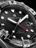 Maurice Lacroix Aikon Venturer Black Dial Silver Steel Strap Watch for Men - AI6058-SS002-330-1 Authentic Buy Shop Now