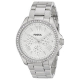 Fossil Cecile Chronograph Silver Dial Silver Steel Strap Watch for Women - AM4481 Authentic Buy Shop Now