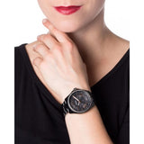 Fossil Cecile Multi Function Crystals Black Dial Black Steel Strap Watch for Women - AM4522 Authentic Buy Shop Now