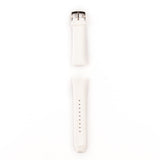 Emporio Armani Classic Chronograph White Dial White Rubber Strap Watch For Men - AR1054 Authentic Buy Shop Now
