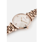Emporio Armani T-Bar Gianni Rose Gold Dial Rose Gold Steel Strap Watch For Women - AR11059 Authentic Buy Shop Now