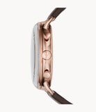 Emporio Armani Aviator Grey Dial Brown Leather Strap Watch For Men - AR11106 Authentic Buy Shop Now