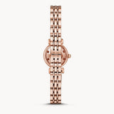 Emporio Armani Gianni T-Bar Mother of Pearl Dial Rose Gold Steel Strap Watch For Women - AR11203 Authentic Buy Shop Now