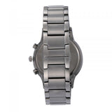 Emporio Armani Renato Chronograph Quartz Blue Dial Black Steel Strap Watch For Men - AR11215 Authentic Buy Shop Now