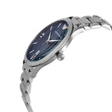 Emporio Armani Giovanni Quartz Blue Dial Silver Steel Strap Watch For Men - AR11227 Authentic Buy Shop Now