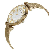Emporio Armani Gianni T Bar Mother of Pearl Dial Gold Mesh Bracelet Watch For Women - AR11321 Authentic Buy Shop Now