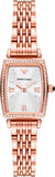 Emporio Armani Gianni T Bar Quartz Crystals White Dial Rose Gold Steel Strap Watch For Women - AR11406 Authentic Buy Shop Now