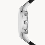 Emporio Armani Giovanni Analog Black Dial Black Leather Strap Watch For Men - AR11431 Authentic Buy Shop Now