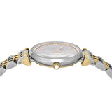 Emporio Armani Gianni T-Bar Beige Dial Two Tone Steel Strap Watch for Women - AR11702 Authentic Buy Shop Now