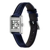 Emporio Armani Genni White Dial Blue Leather Strap Watch for Women - AR11718 Authentic Buy Shop Now