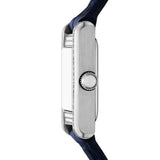 Emporio Armani Genni White Dial Blue Leather Strap Watch for Women - AR11718 Authentic Buy Shop Now