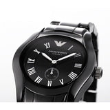 Emporio Armani Ceramica Quartz Black Dial Black Steel Strap Watch For Women - AR1402 Authentic Buy Shop Now