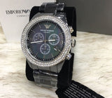 Emporio Armani Ceramica Black Dial Black Ceramic Strap Watch For Men - AR1455 Authentic Buy Shop Now
