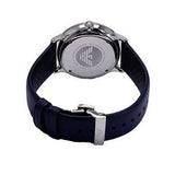 Emporio Armani Analog Quartz Blue Dial Blue Leather Strap Watch For Men - AR1647 Authentic Buy Shop Now