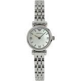 Emporio Armani Gianni White Dial Silver Steel Strap Watch For Women - AR1763 Authentic Buy Shop Now