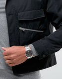 Emporio Armani Renato Quartz Grey Dial Silver Steel Strap Watch For Men - AR2514 Authentic Buy Shop Now