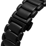 Emporio Armani Meccanico Skeleton Black Dial Black Steel Strap Watch For Men - AR60045 Authentic Buy Shop Now