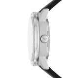 Emporio Armani Renato Chronograph Automatic Black Dial Black Leather Strap Watch For Men - AR60051 Authentic Buy Shop Now