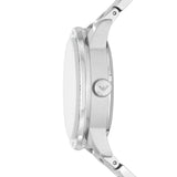 Emporio Armani Meccanico Chronograph Automatic Green Dial Silver Steel Strap Watch For Men - AR60053 Authentic Buy Shop Now