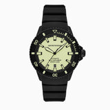 Emporio Armani Sea Explorer Automatic Yellow Dial Black Silicone Strap Watch For Men - AR60085 Authentic Buy Shop Now