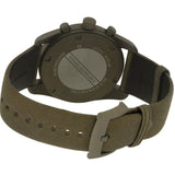 Emporio Armani Sportivo Chronograph Beige Dial Brown Leather Strap Watch For Men - AR6078 Authentic Buy Shop Now