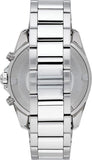 Emporio Armani Sportivo Chronograph Blue Dial Silver Steel Strap Watch For Men - AR6090 Authentic Buy Shop Now