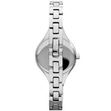 Emporio Armani Quartz Silver Dial Silver Steel Strap Watch For Women - AR7361 Authentic Buy Shop Now