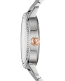 Emporio Armani Interchangeable Analog Mother of Pearl Dial Silver Steel Strap Watch For Women - AR80020 Authentic Buy Shop Now